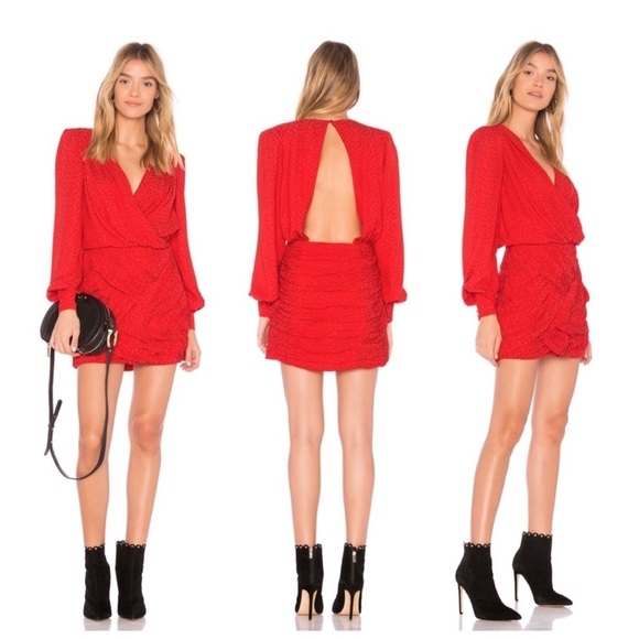 NWT Free People Let's Dance Dress in Red Mini Leopard Print Swifty Valentines - Picture 3 of 11